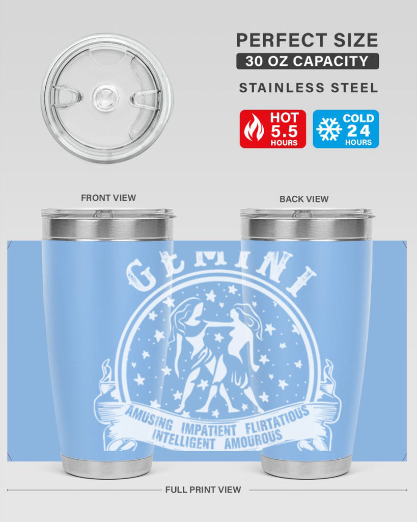 Gemini 10#- zodiac- Tumbler