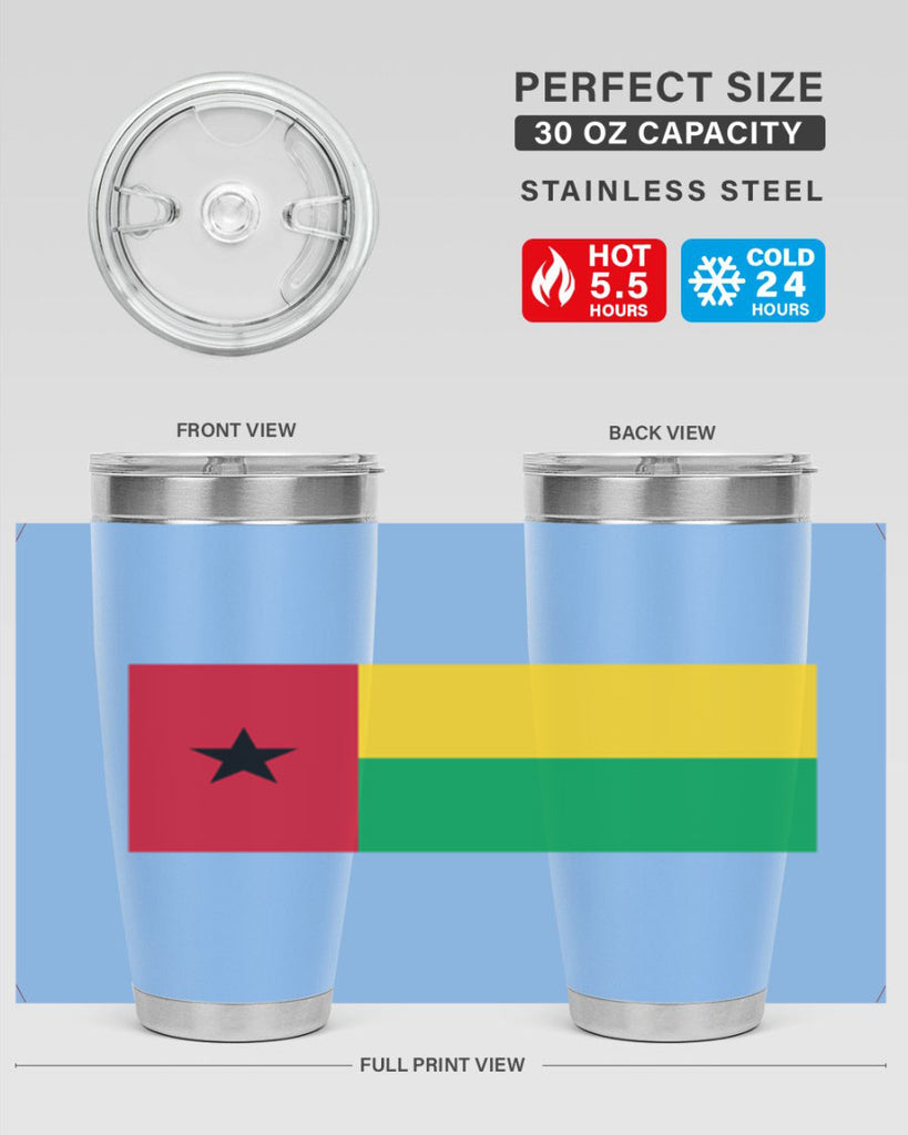 GuineaBissau 128#- world flags- Tumbler