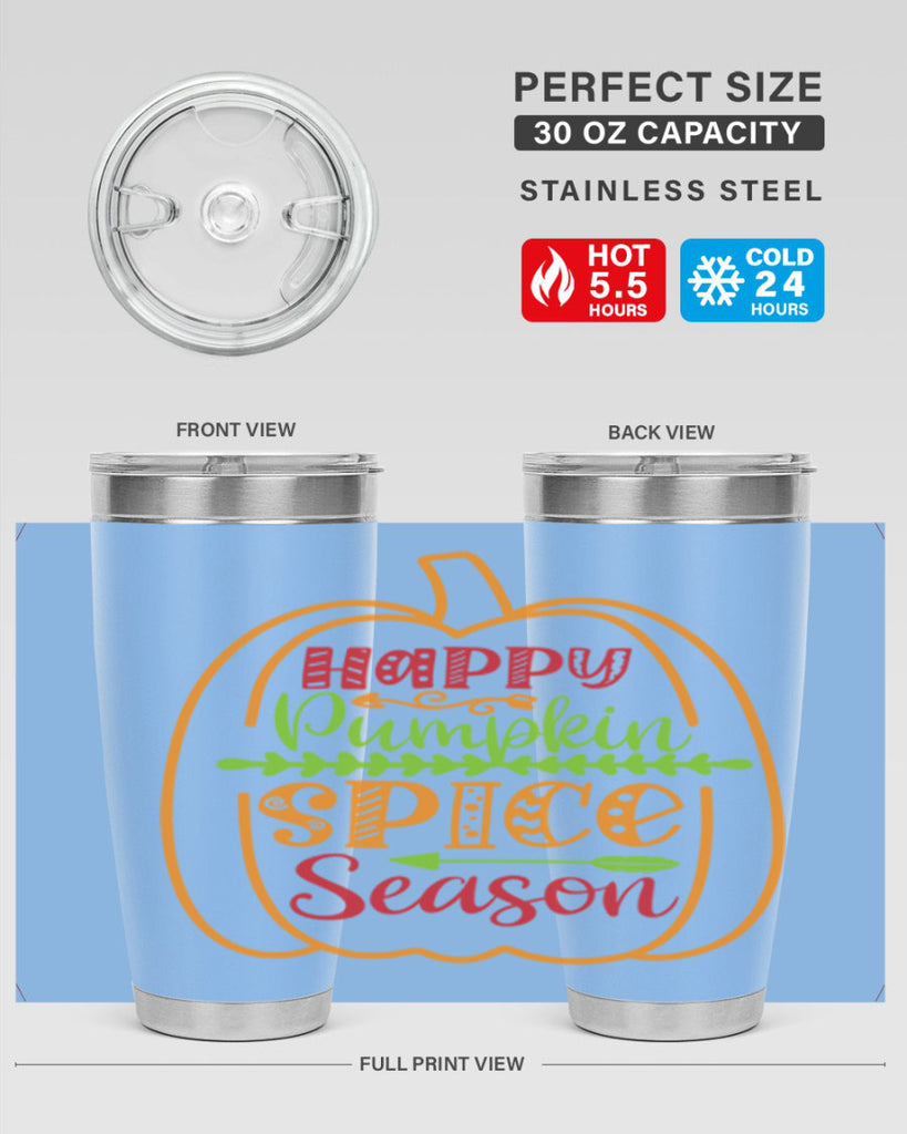 Happy Pumpkin Spice Season 243#- fall- Tumbler