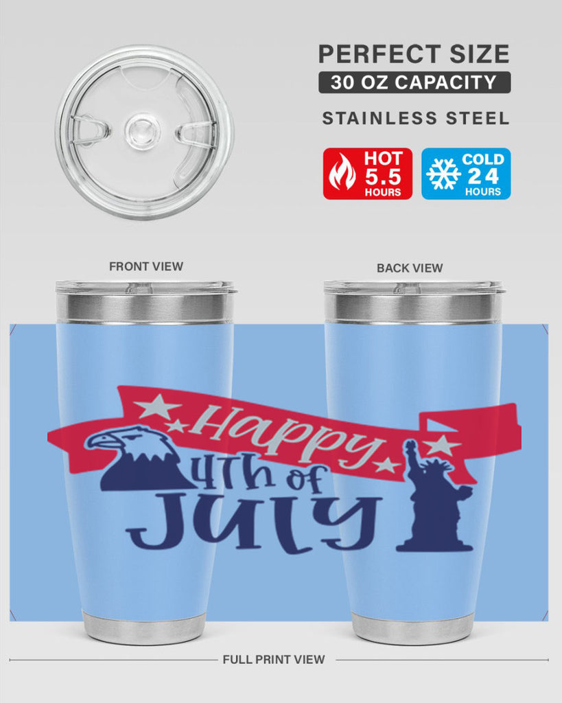 Happy th Of July Style 156#- Fourt Of July- Tumbler