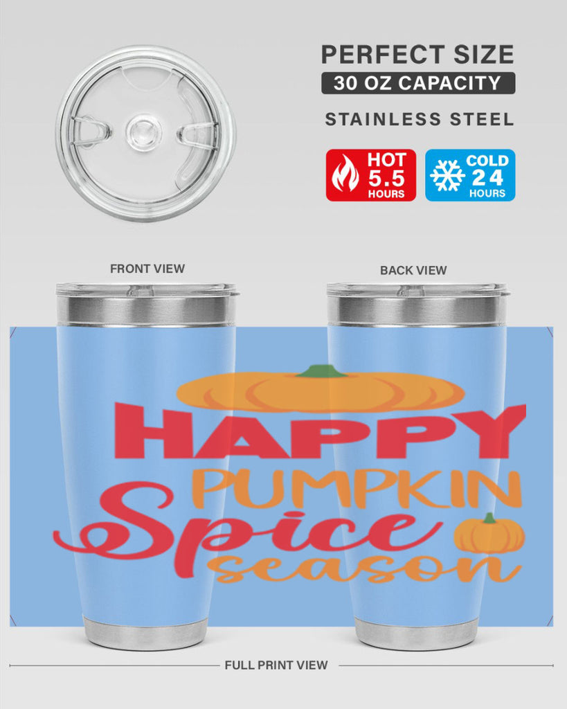 HappyPumpkinSpiceSeason 259#- fall- Tumbler