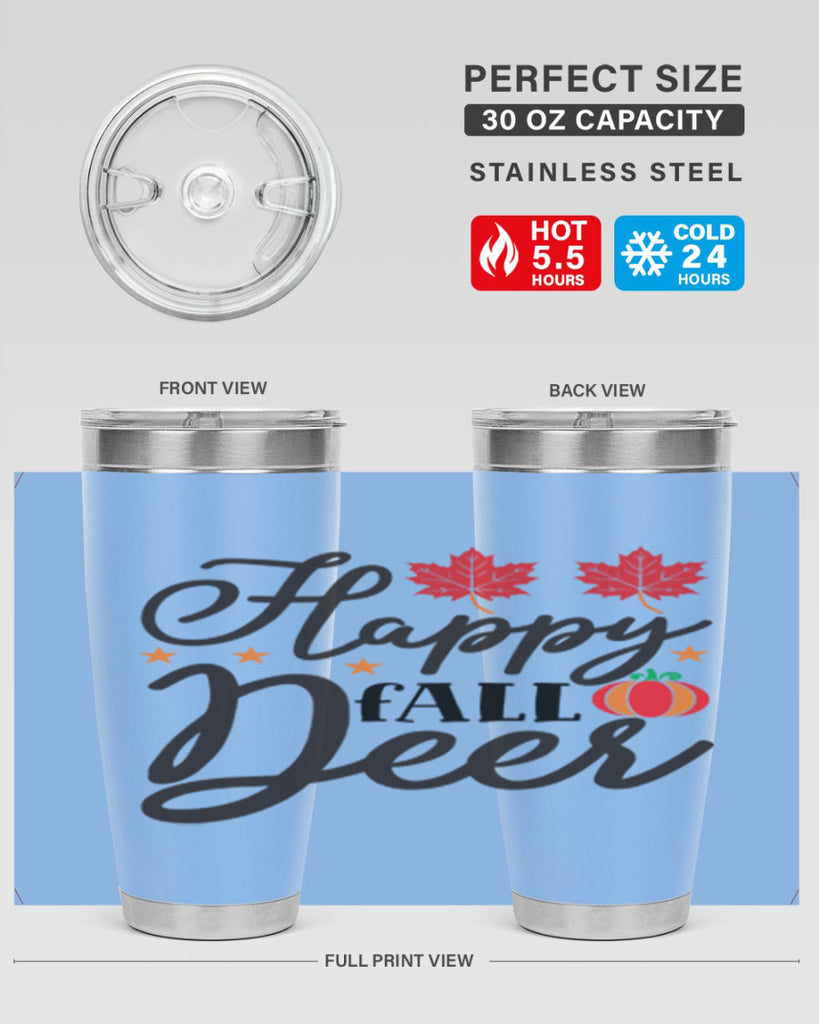 Happyfalldeer 254#- fall- Tumbler
