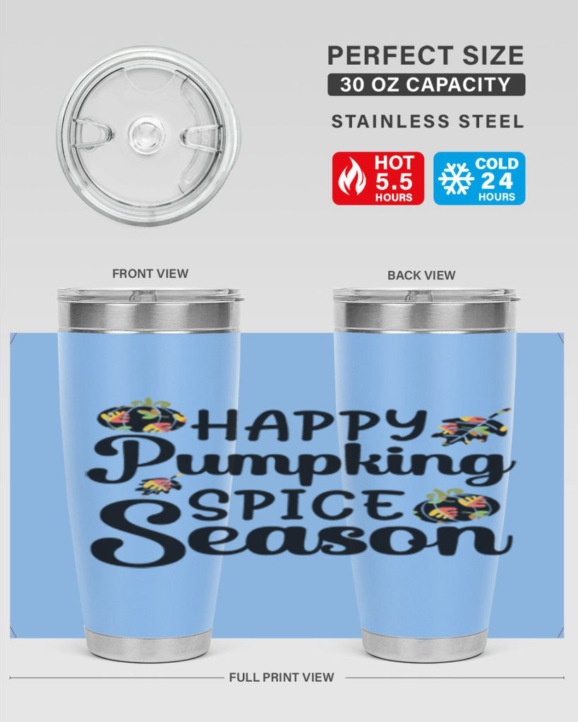 Happypumpkinspiceseason 258#- fall- Tumbler