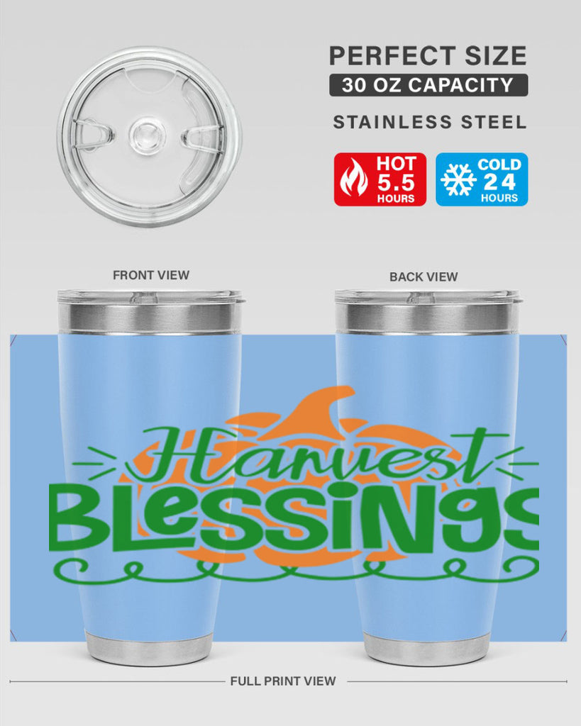 Harvest Blessings 265#- fall- Tumbler