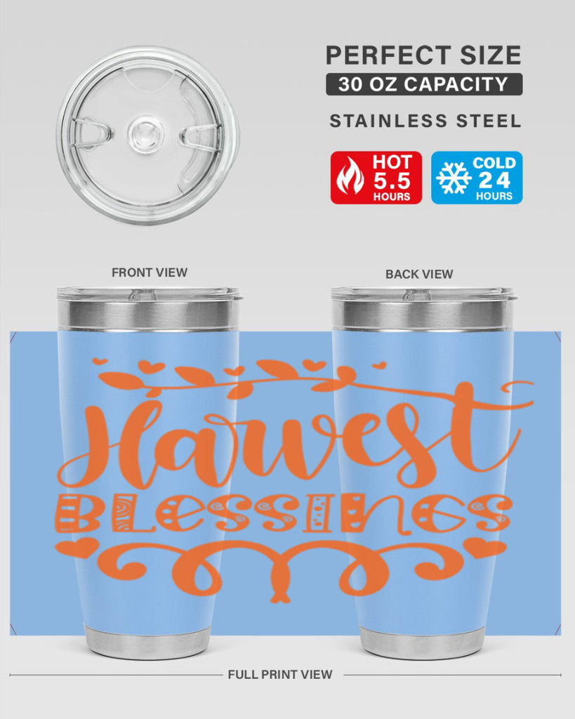 Harvest Blessings 266#- fall- Tumbler