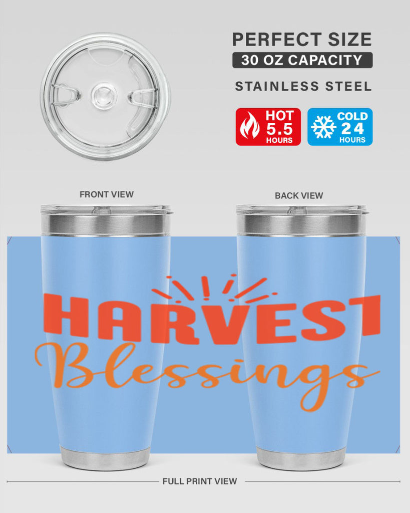Harvest Blessings Design 264#- fall- Tumbler