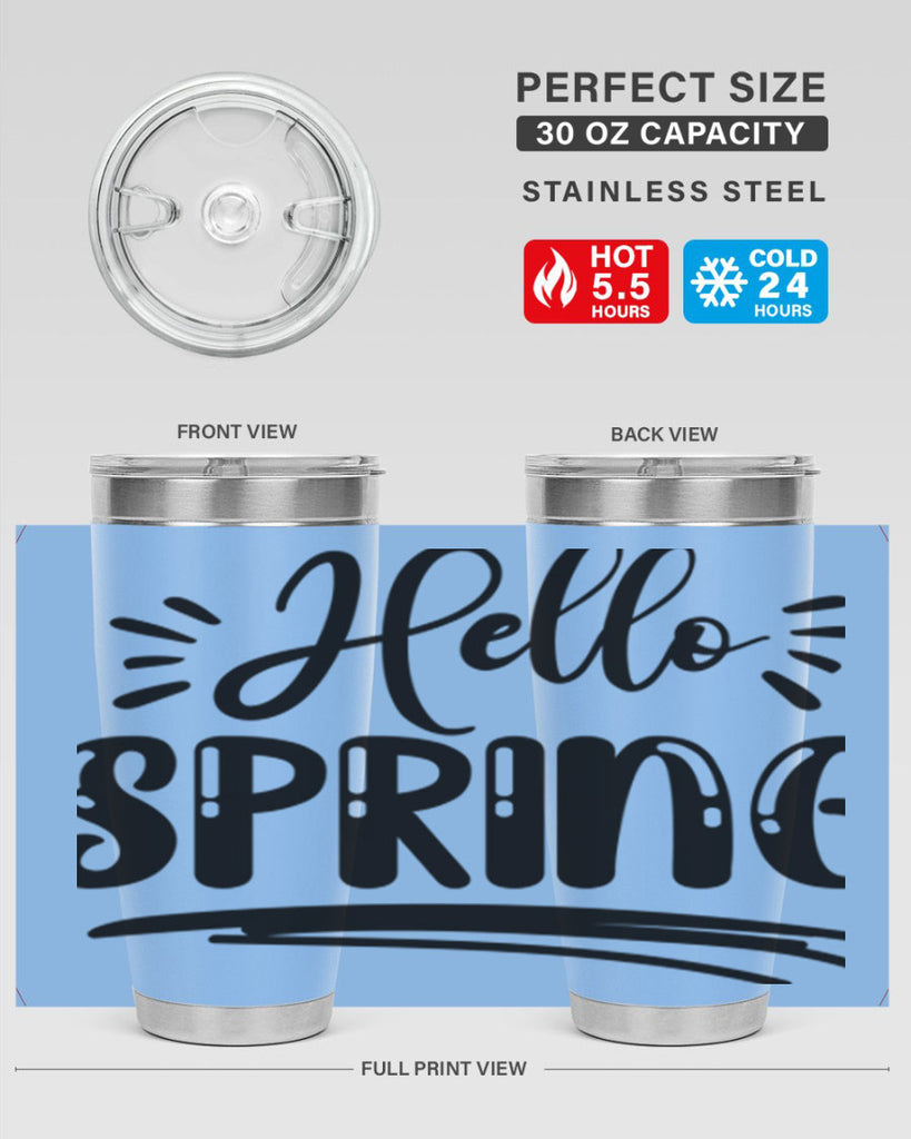 Hello Spring  229#- spring- Tumbler
