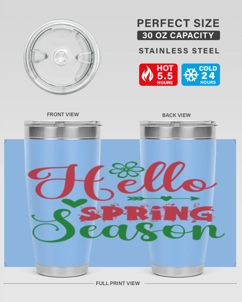 Hello Spring Season 224#- spring- Tumbler