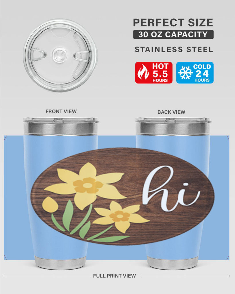 Hi daffodil flower Mockup235#- spring- Tumbler