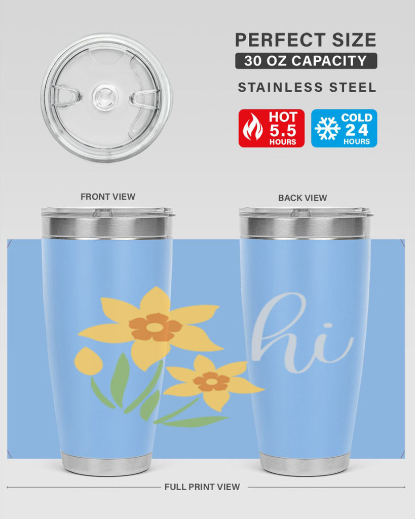 Hi daffodil flower236#- spring- Tumbler