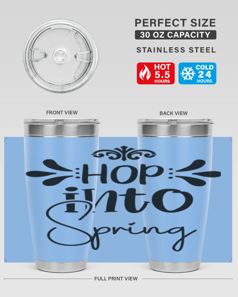 Hop into Spring 247#- spring- Tumbler
