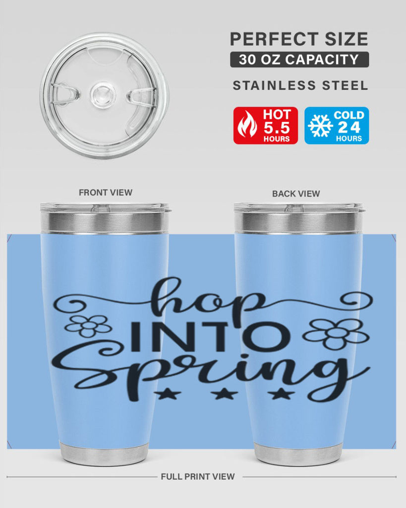Hop into spring  252#- spring- Tumbler