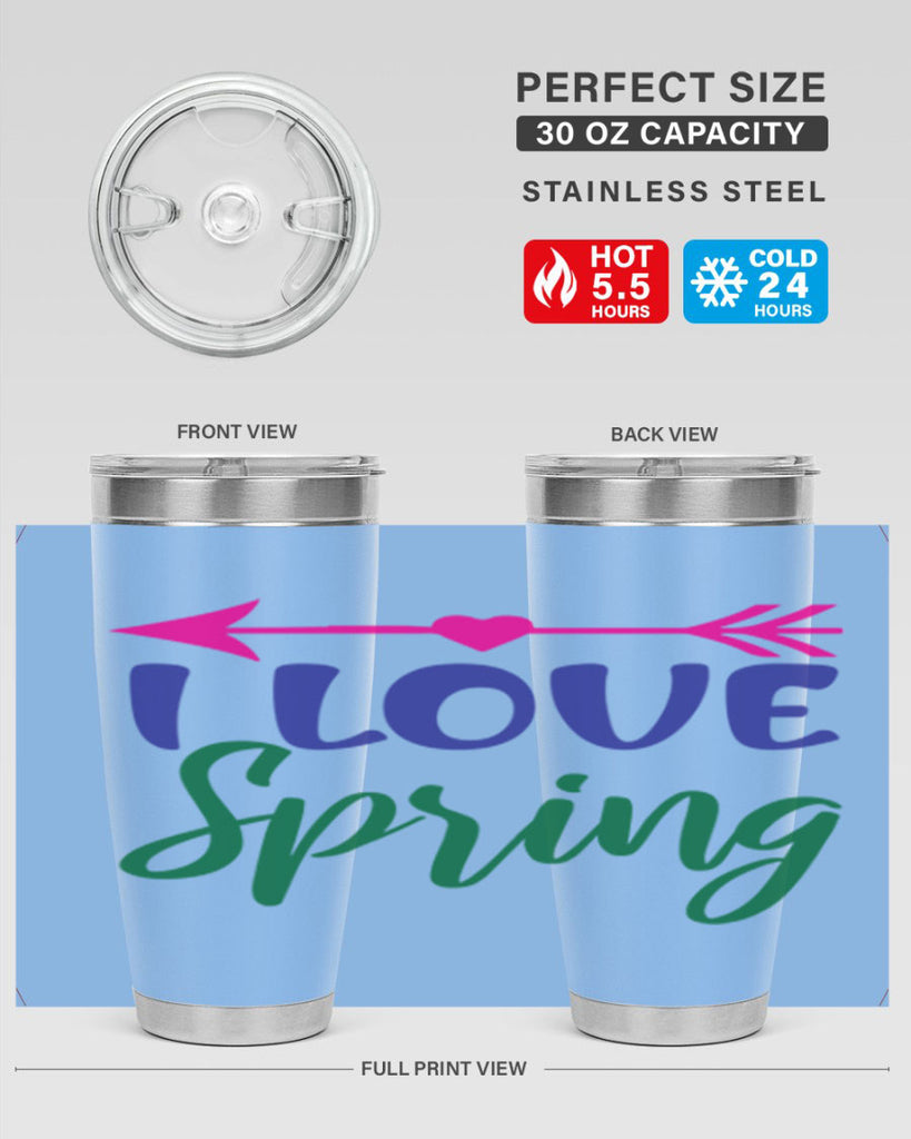 I Love Spring 272#- spring- Tumbler