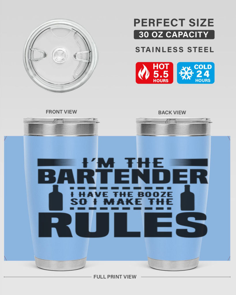 I am the Bartender Style 2#- bartender- tumbler