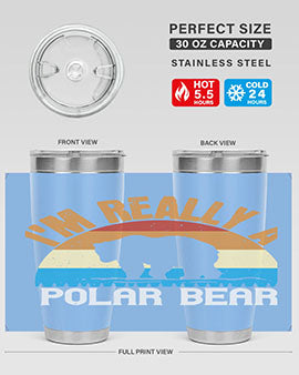 I'm Really A Polar Bear 38#- Bears- Tumbler