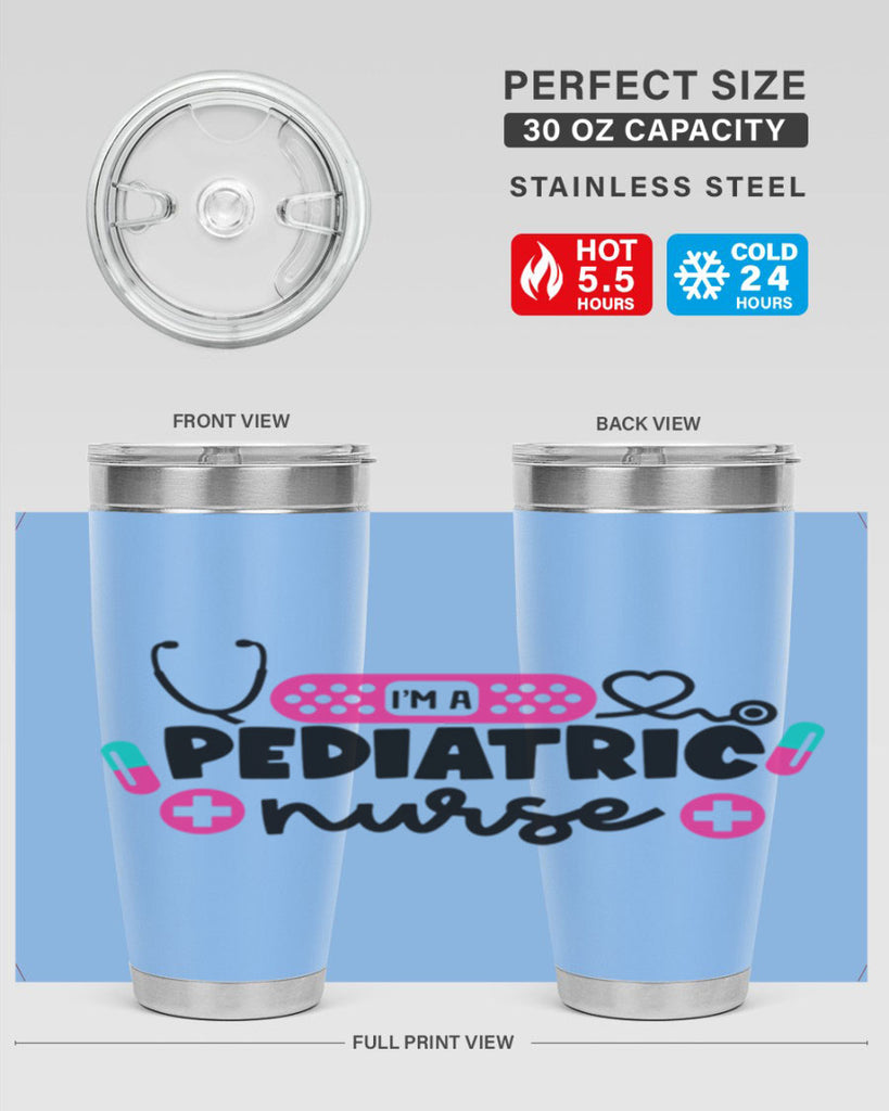Im A Pediatric Nurse Style Style 154#- nurse- tumbler
