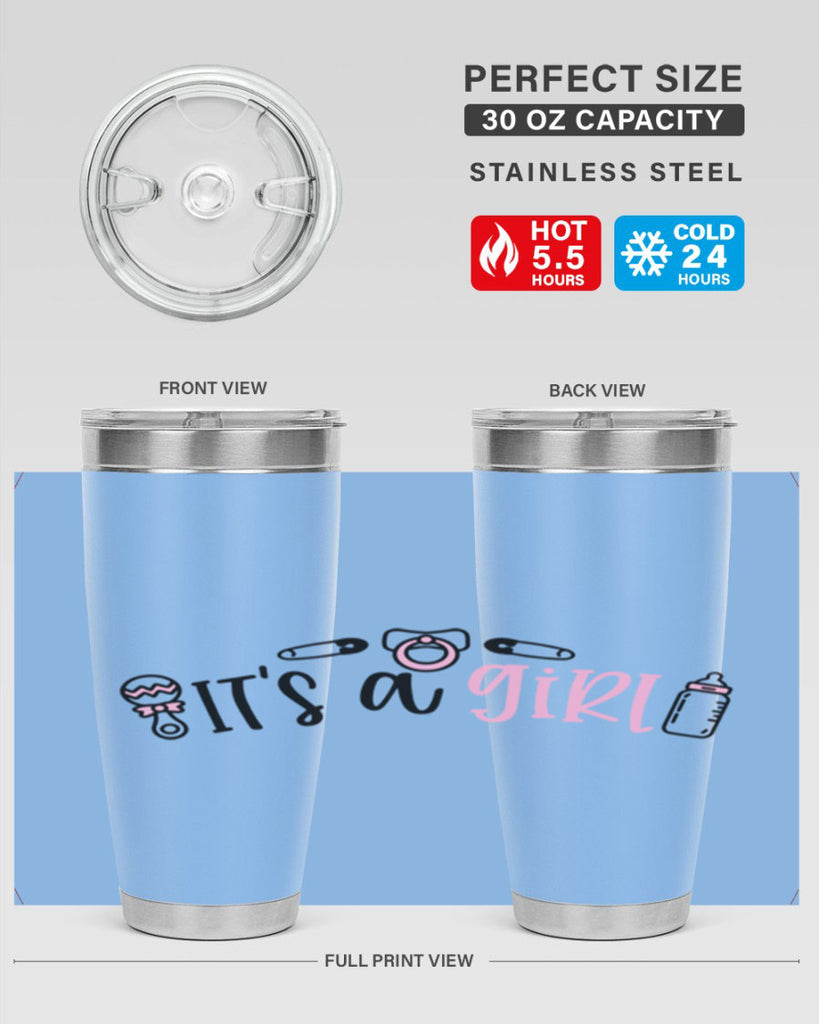 Its A Girl Style 78#- baby- tumbler