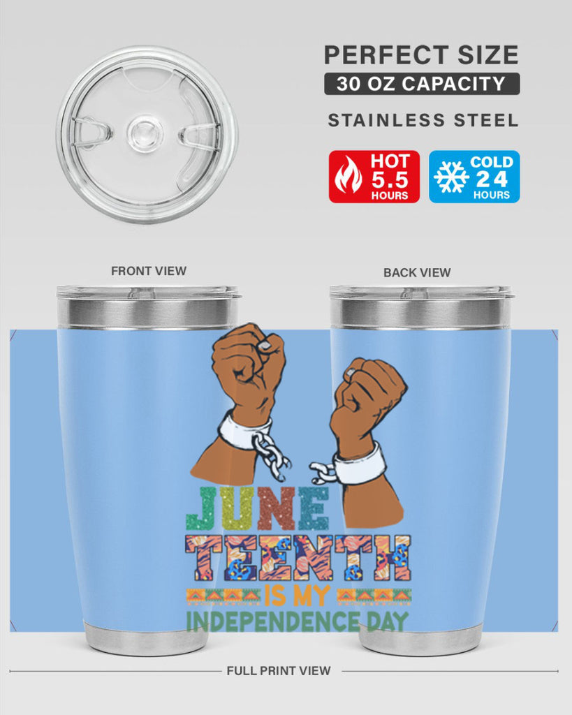 Juneteenth Is My Independence Day Png 29#- Juneteenth- tumbler