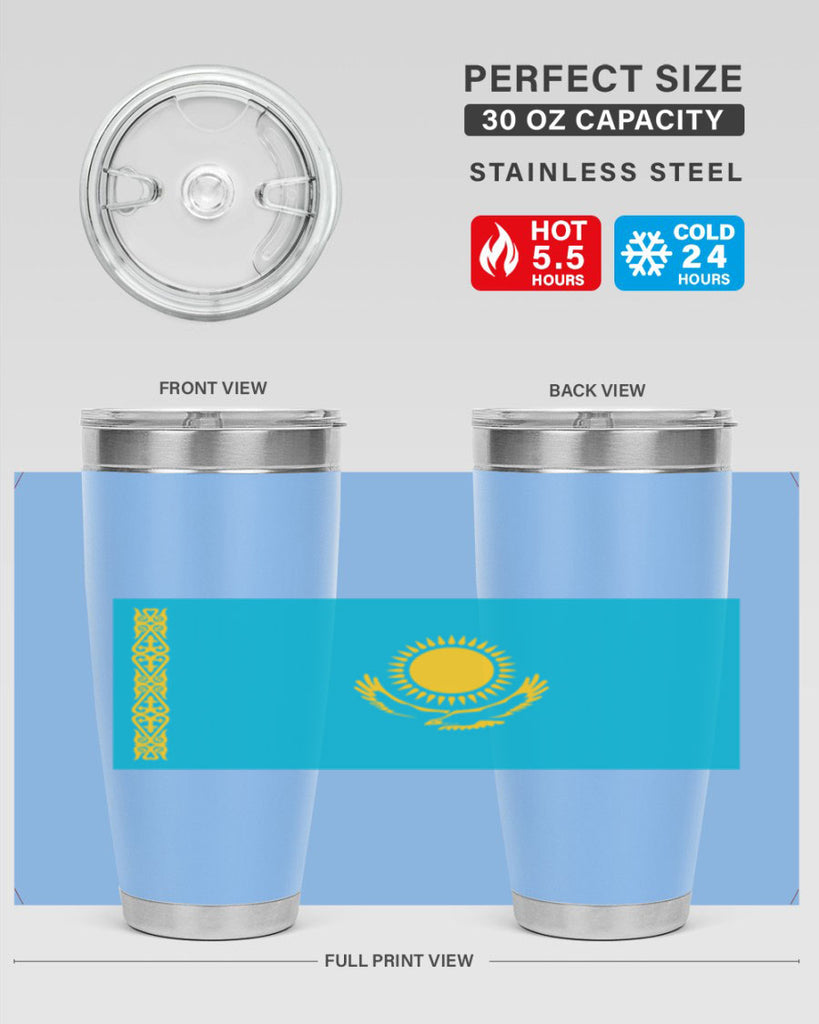 Kazakhstan 111#- world flags- Tumbler