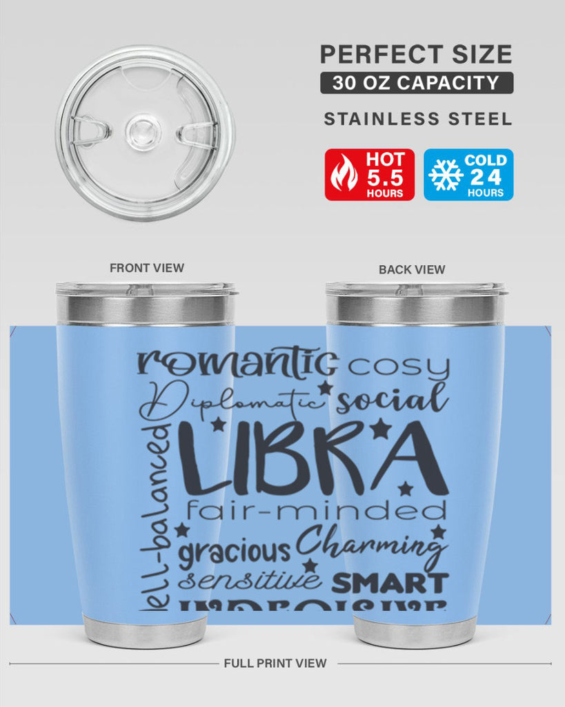 Libra 569#- zodiac- Tumbler