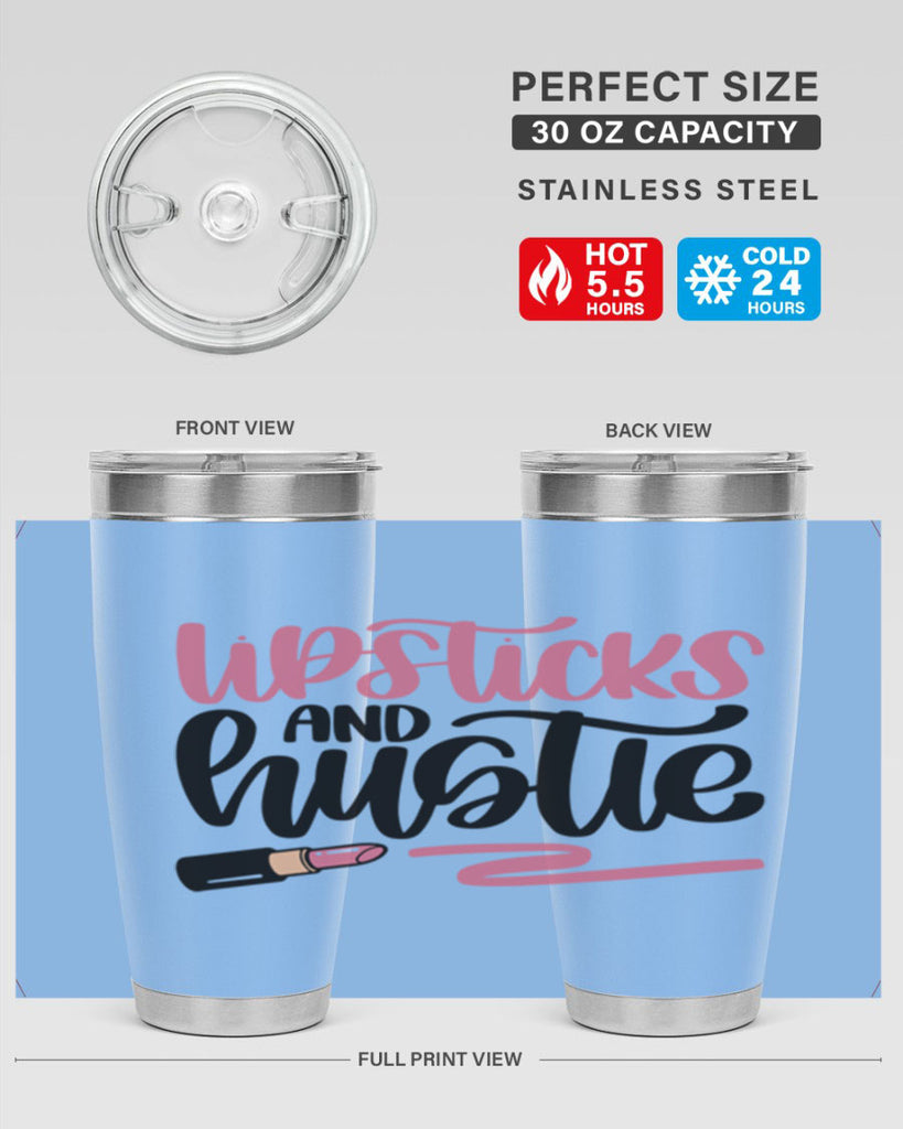 Lipstick And Hustie Style 59#- make up- Tumbler