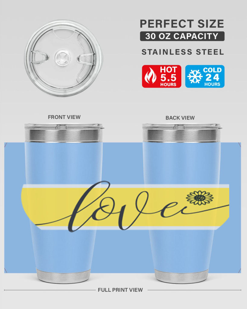 Love and daisy327#- spring- Tumbler