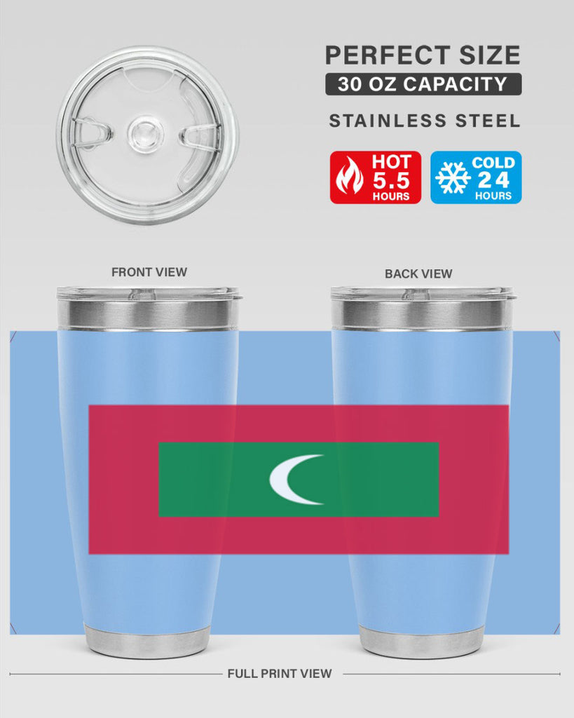 Maldives 93#- world flags- Tumbler