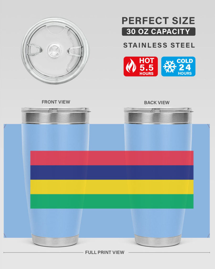Mauritius 88#- world flags- Tumbler