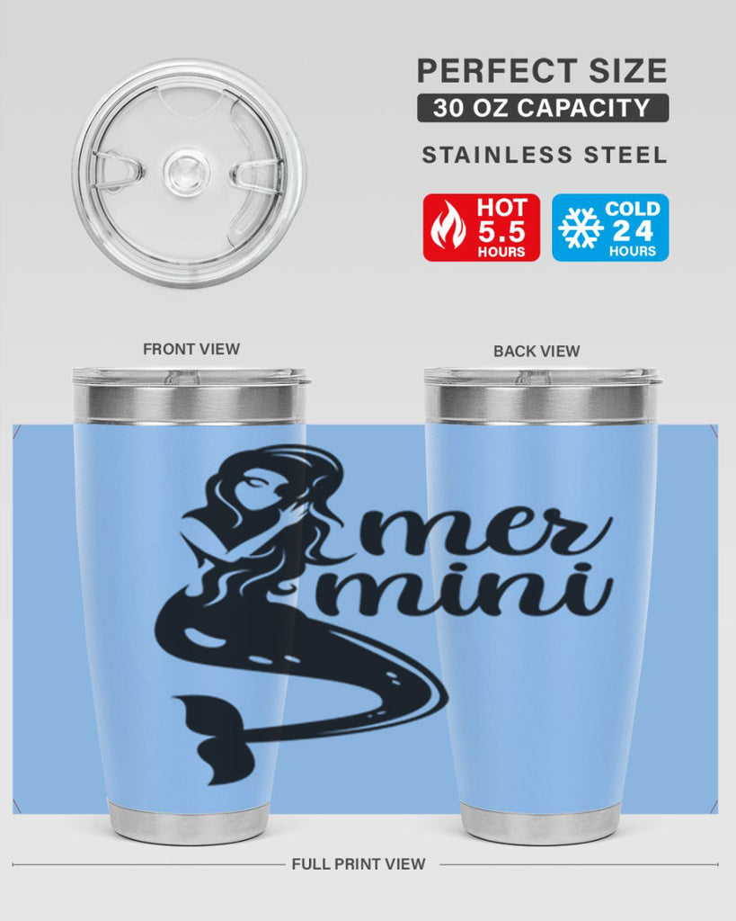 Mer mini 352#- mermaid- Tumbler