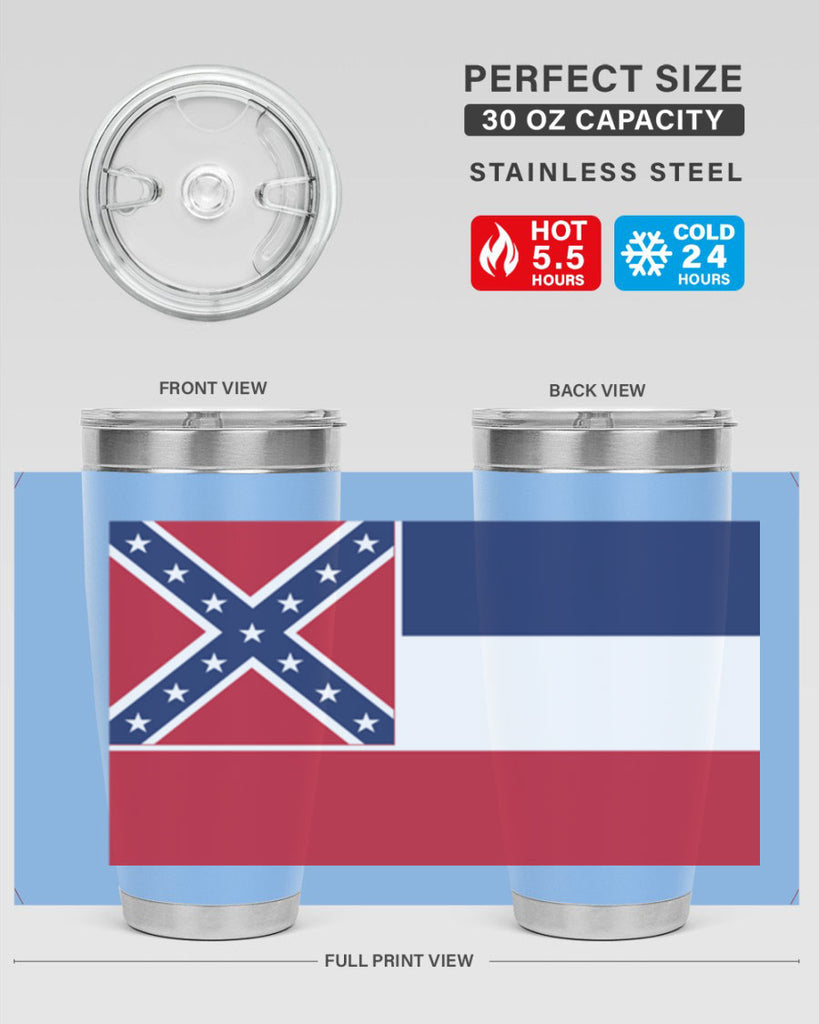 Mississippi 28#- Us Flags- Tumbler