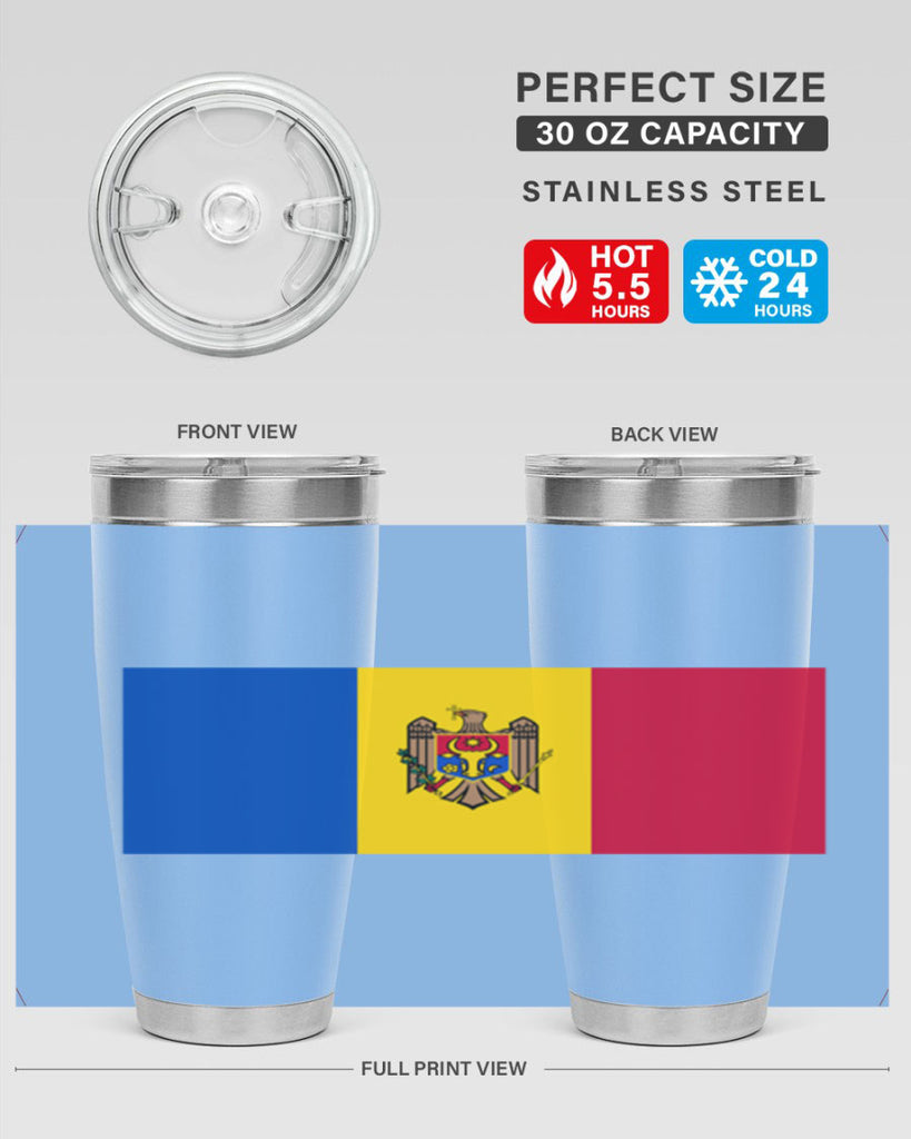 Moldova 85#- world flags- Tumbler