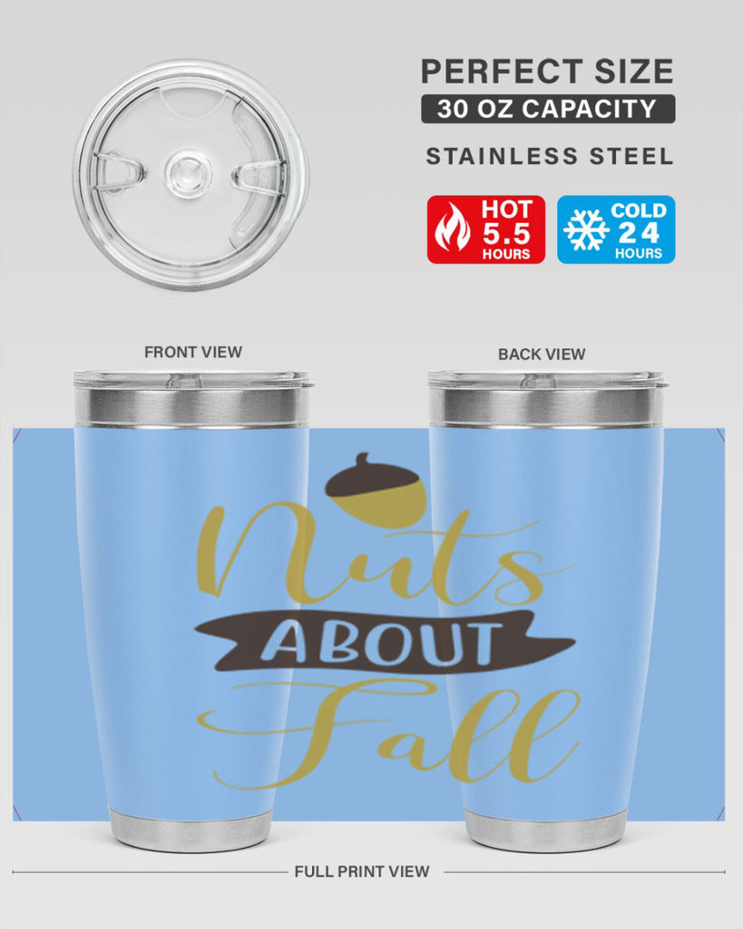 Nuts About Fall 442#- fall- Tumbler