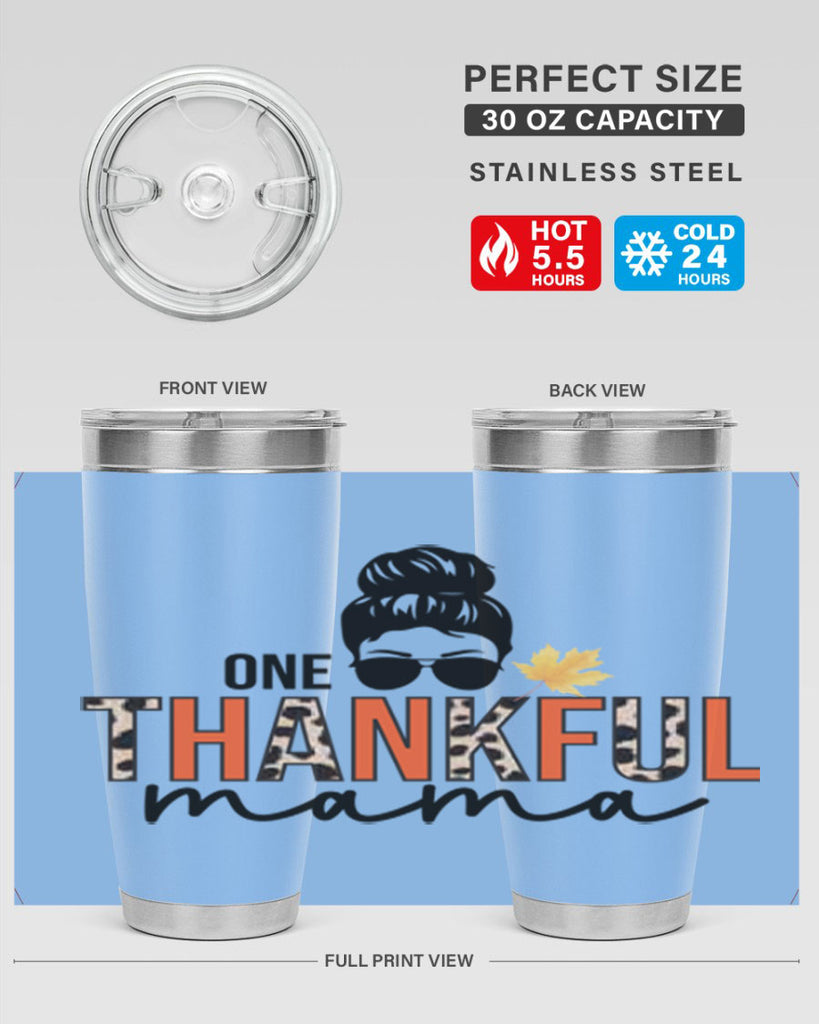 One thankful mama 463#- fall- Tumbler