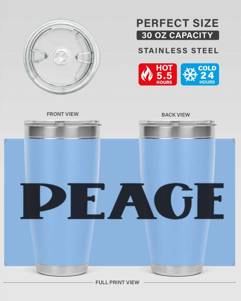 Peace Style 40#- St Patricks Day- Tumbler