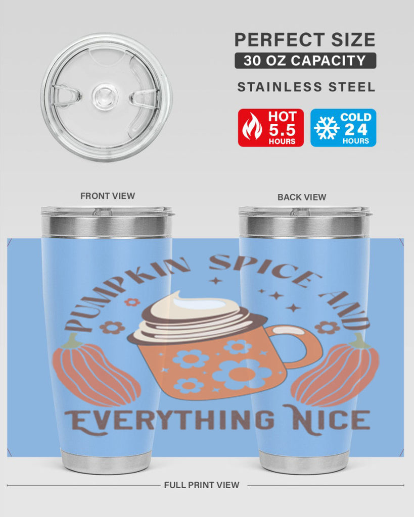 Pumpkin Spice And Everything Nice 539#- fall- Tumbler