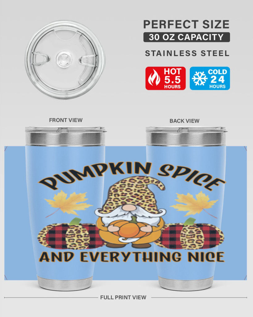 Pumpkin Spice and Everything Nice 534#- fall- Tumbler