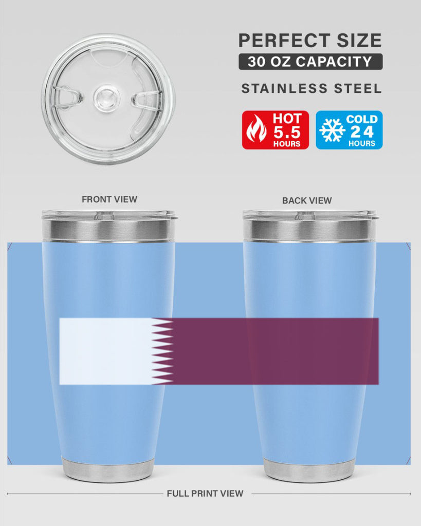 Qatar 56#- world flags- Tumbler