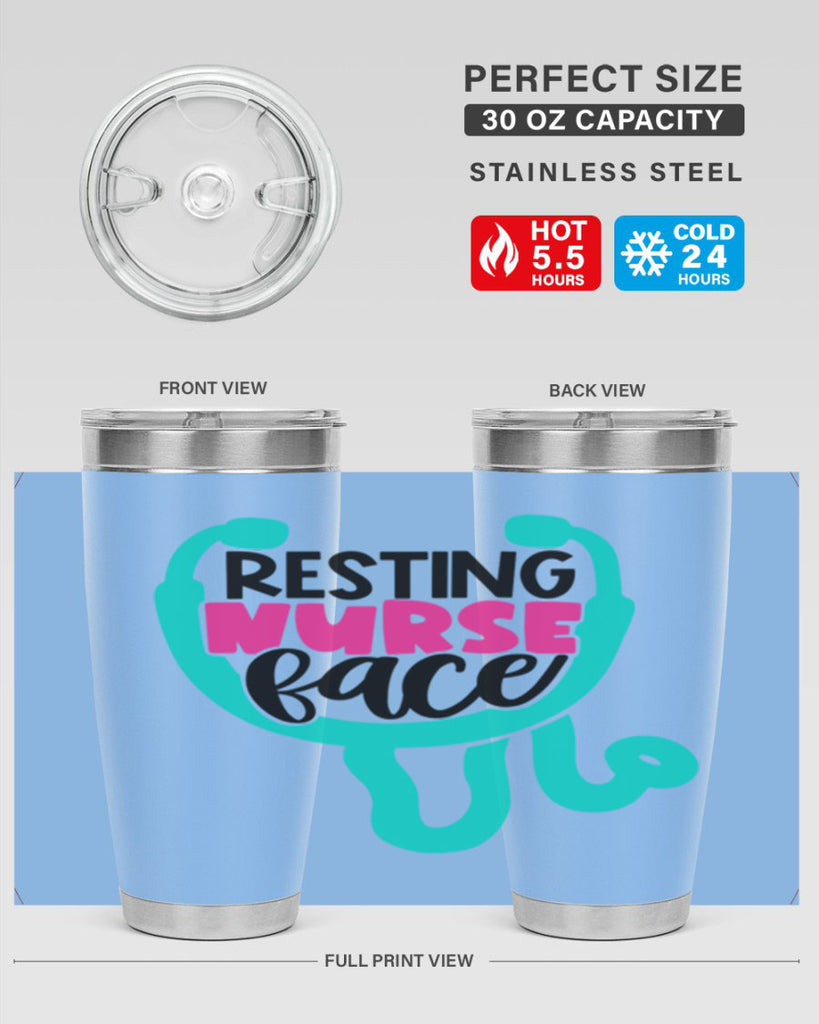Resting Nurse Face Style Style 57#- nurse- tumbler