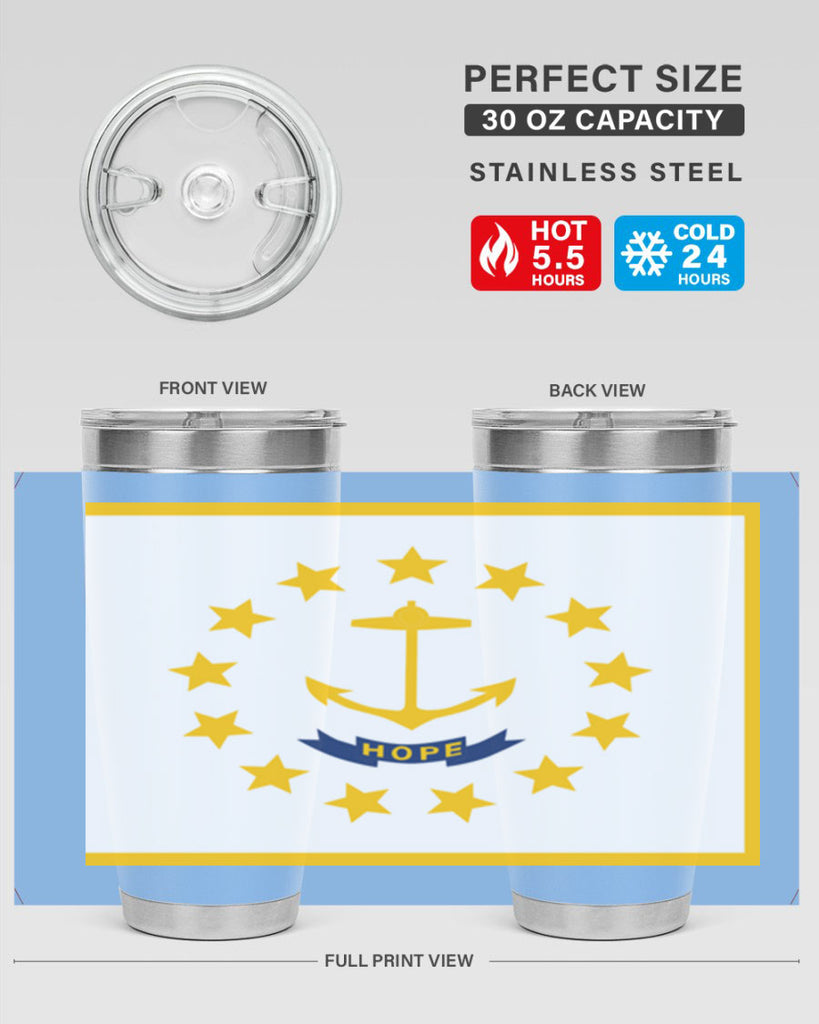 Rhode Island 13#- Us Flags- Tumbler