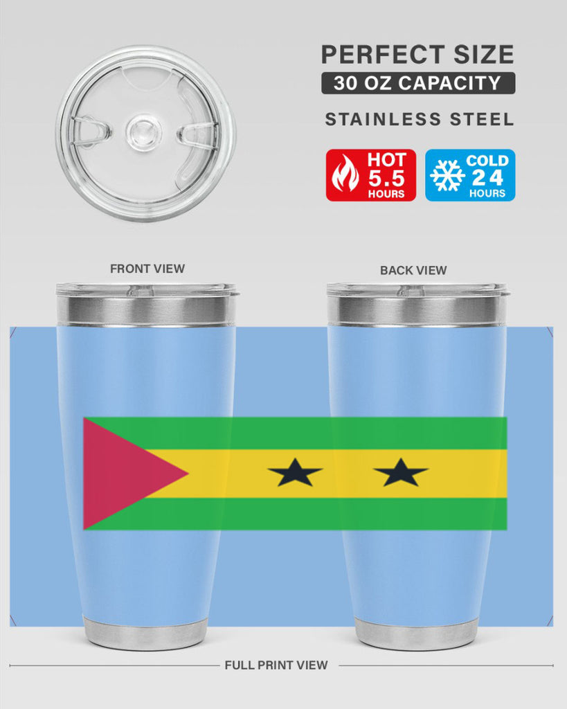 Sao Tome and Principe 47#- world flags- Tumbler