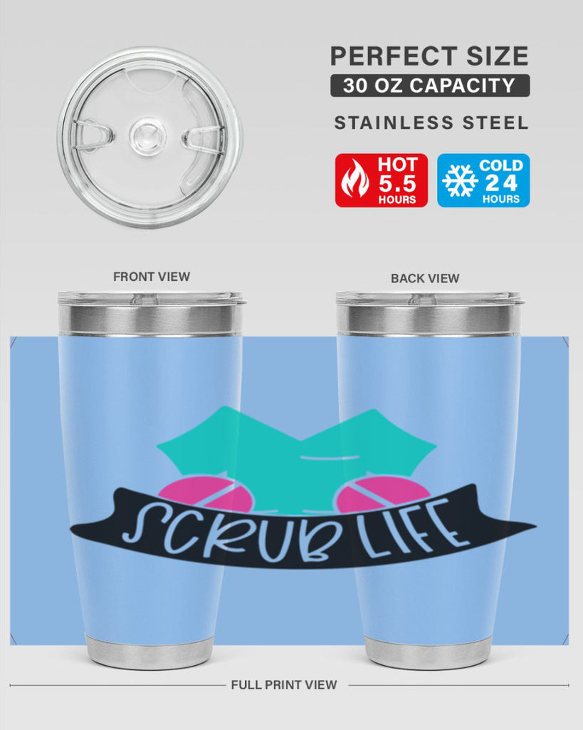 Scrub Life Style Style 45#- nurse- tumbler