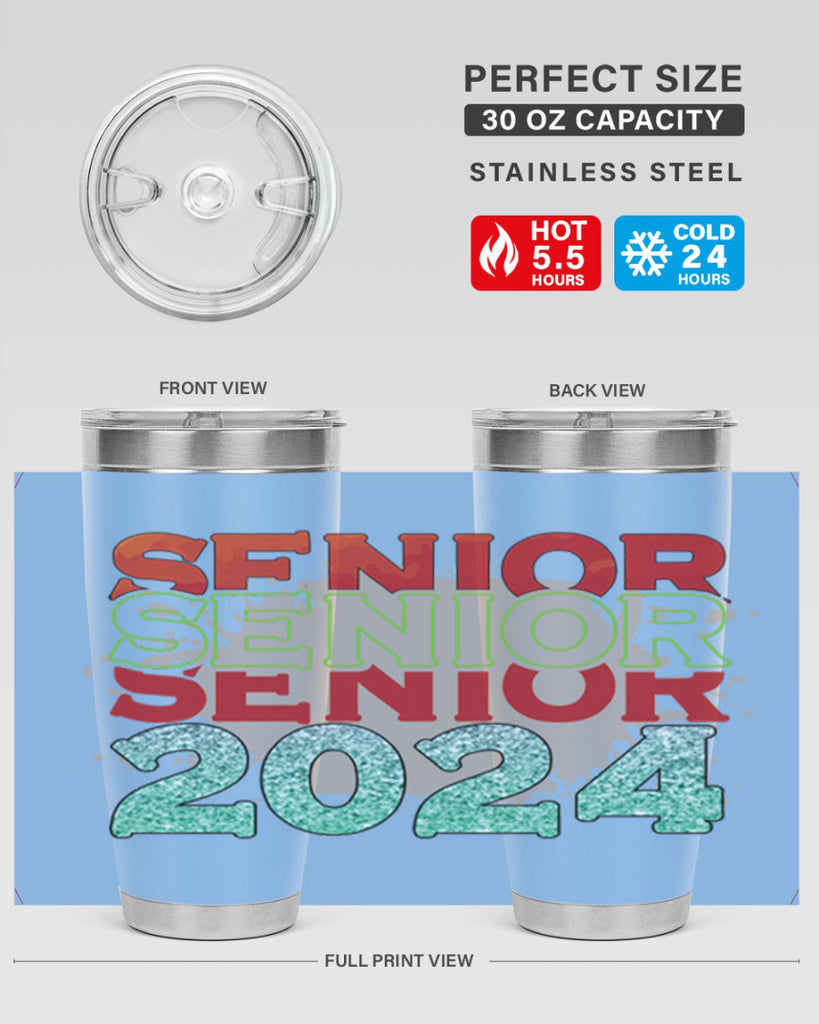 Senior 2024 1 11#- 12th grade- Tumbler