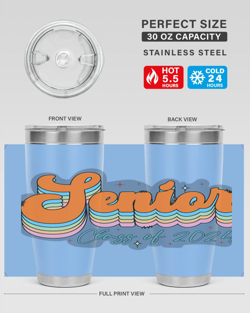 Senior class of 2024 18#- 12th grade- Tumbler