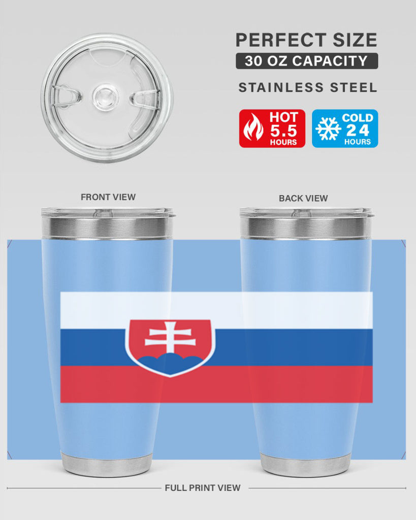 Slovakia 40#- world flags- Tumbler