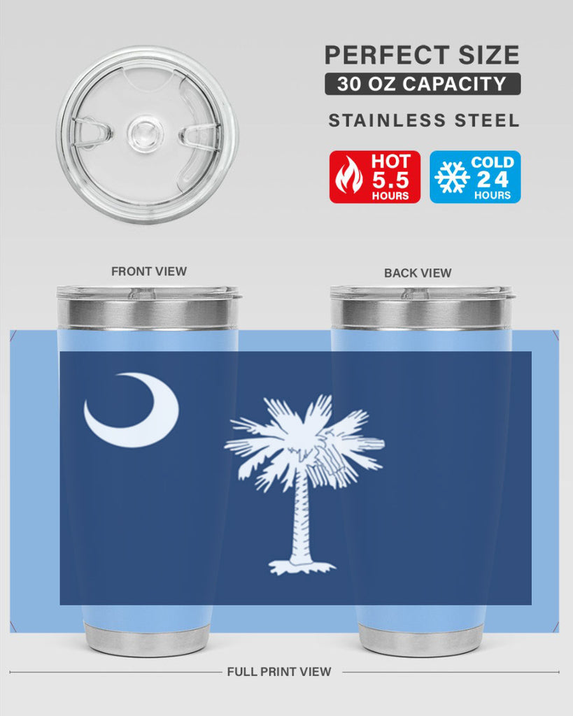 South Carolina 12#- Us Flags- Tumbler