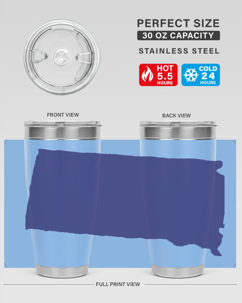 South Dakota 10#- stateflags- Tumbler