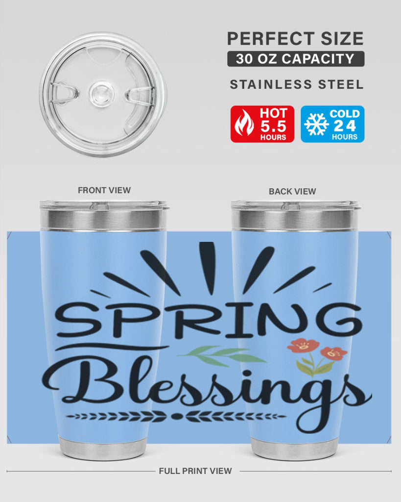 Spring Blessings  482#- spring- Tumbler