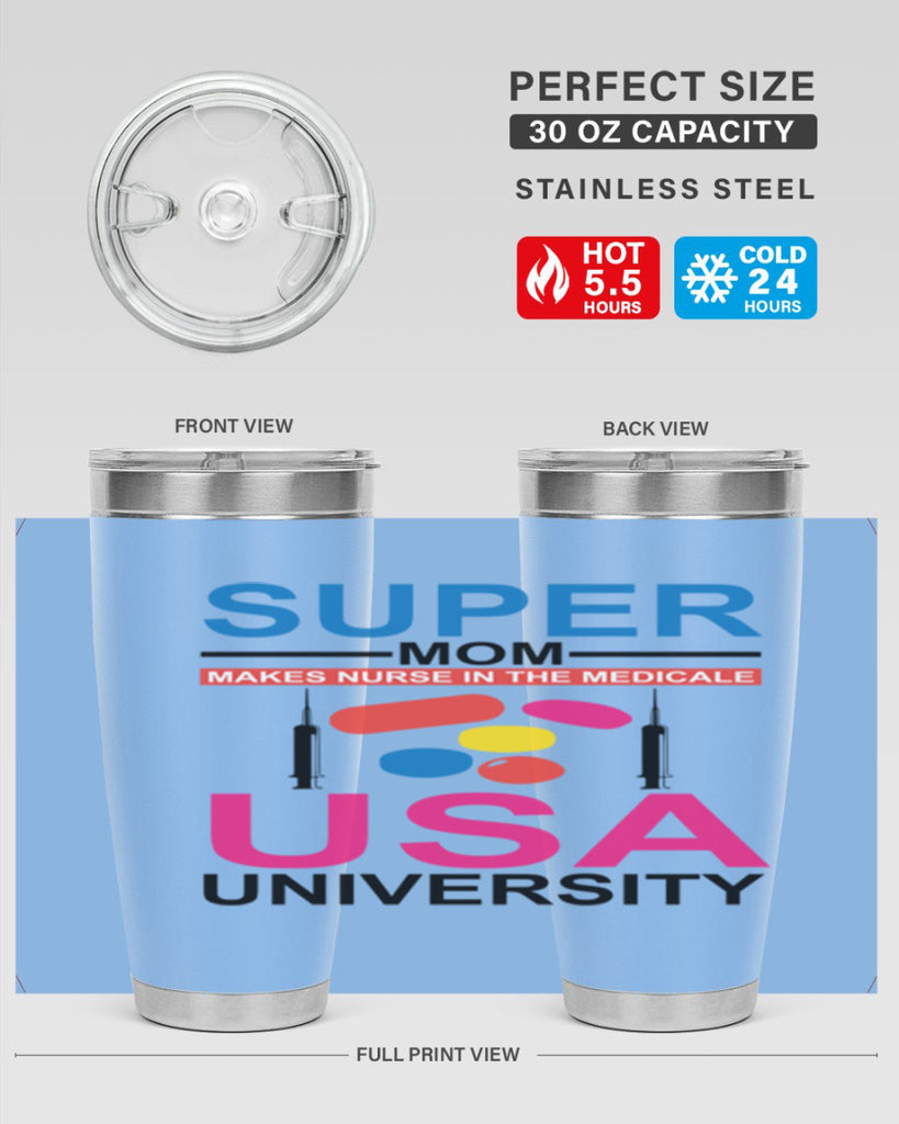 Super Mom Makes Nurse in the Style 333#- nurse- tumbler