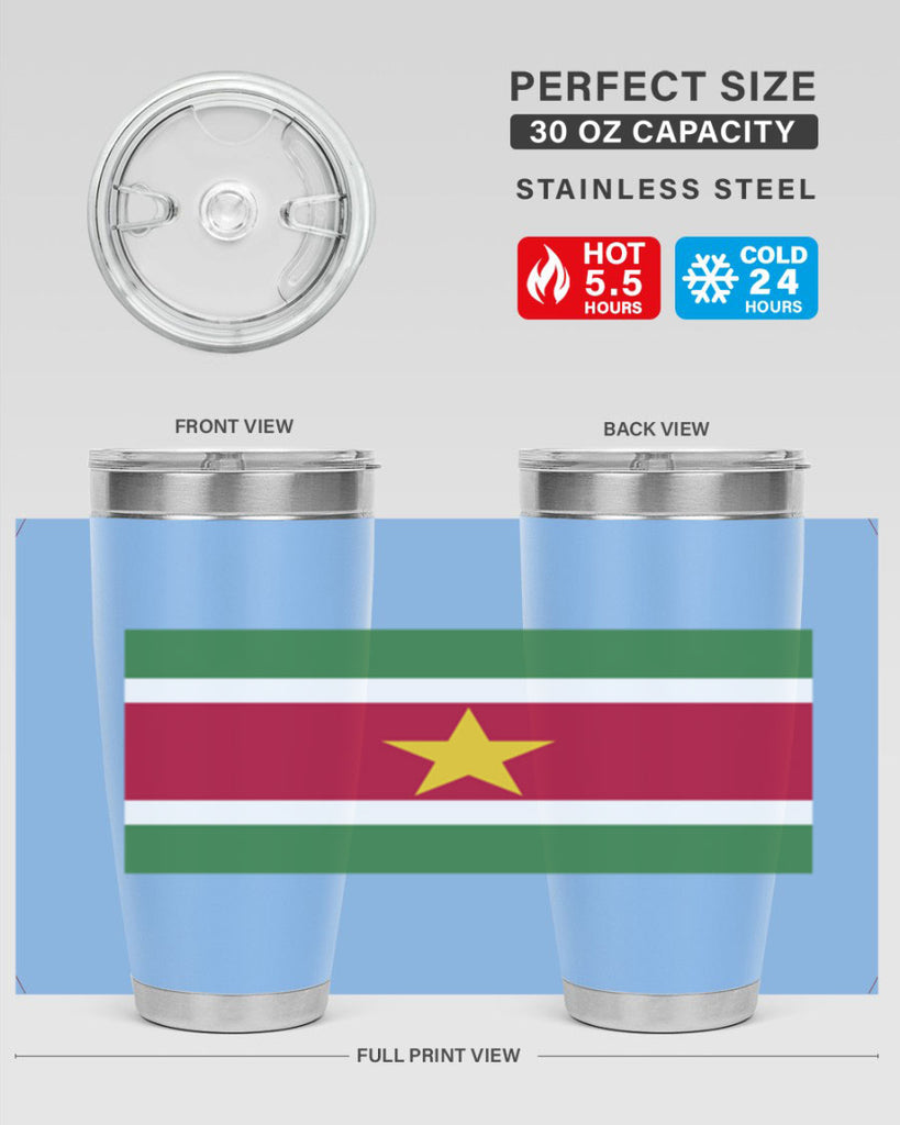 Suriname 30#- world flags- Tumbler