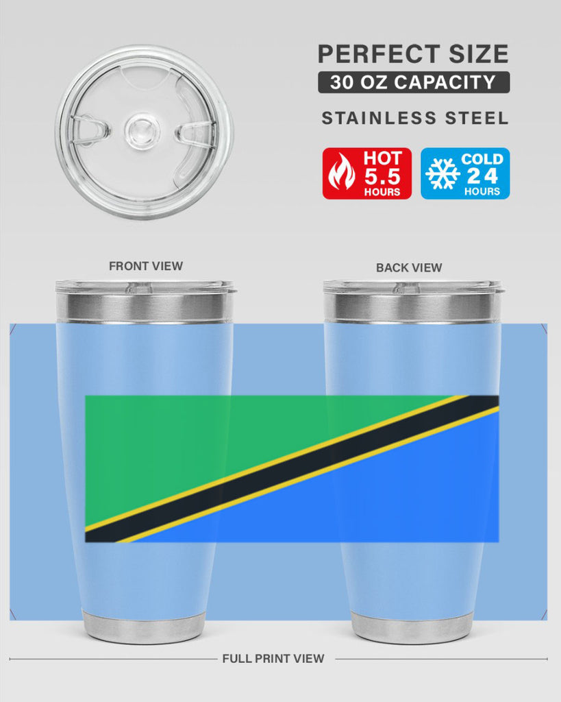 Tanzania 24#- world flags- Tumbler